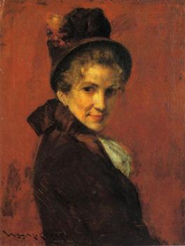 William Merritt Chase : Portrait of a Woman II